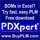 PDXpert PLM creates andcontrolsproduct BOMs more accurately than Excel